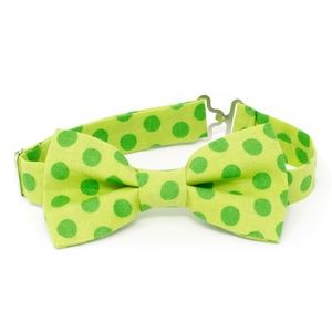 Green Dots Boys Bow Tie, Baby Toddler Christmas